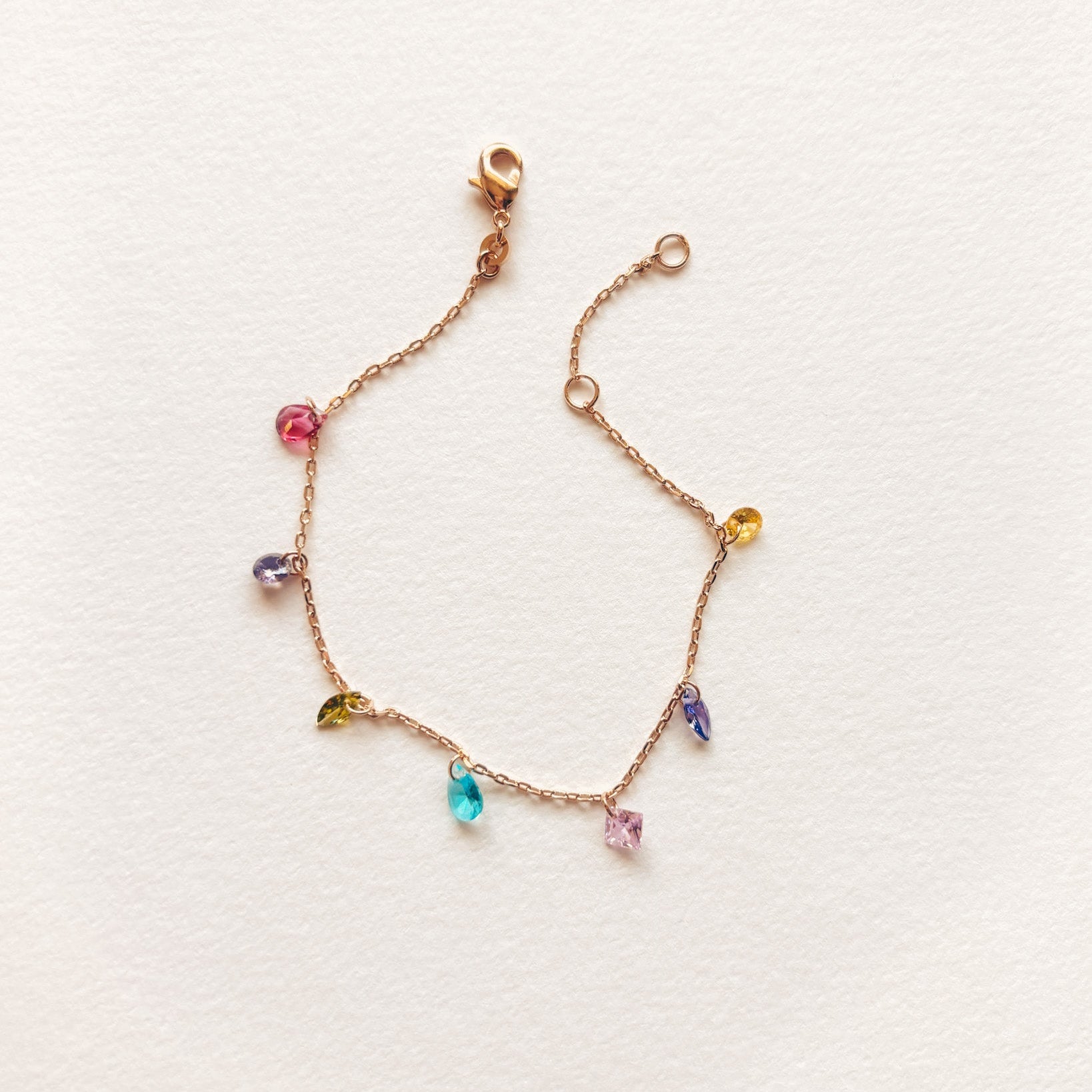 Bracelet pierres multicolores ibiza été summer