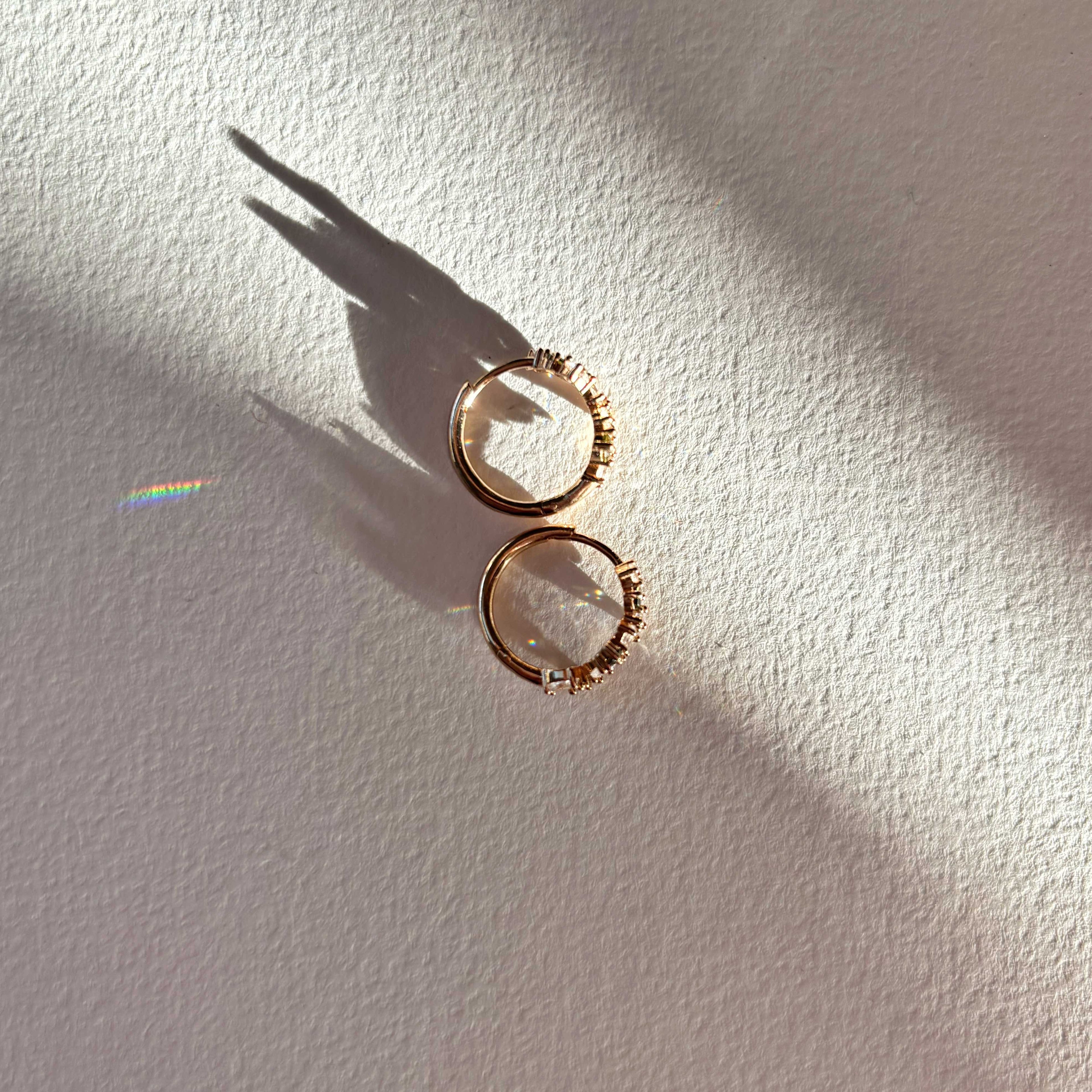 Mini créoles "Botanique" la paire