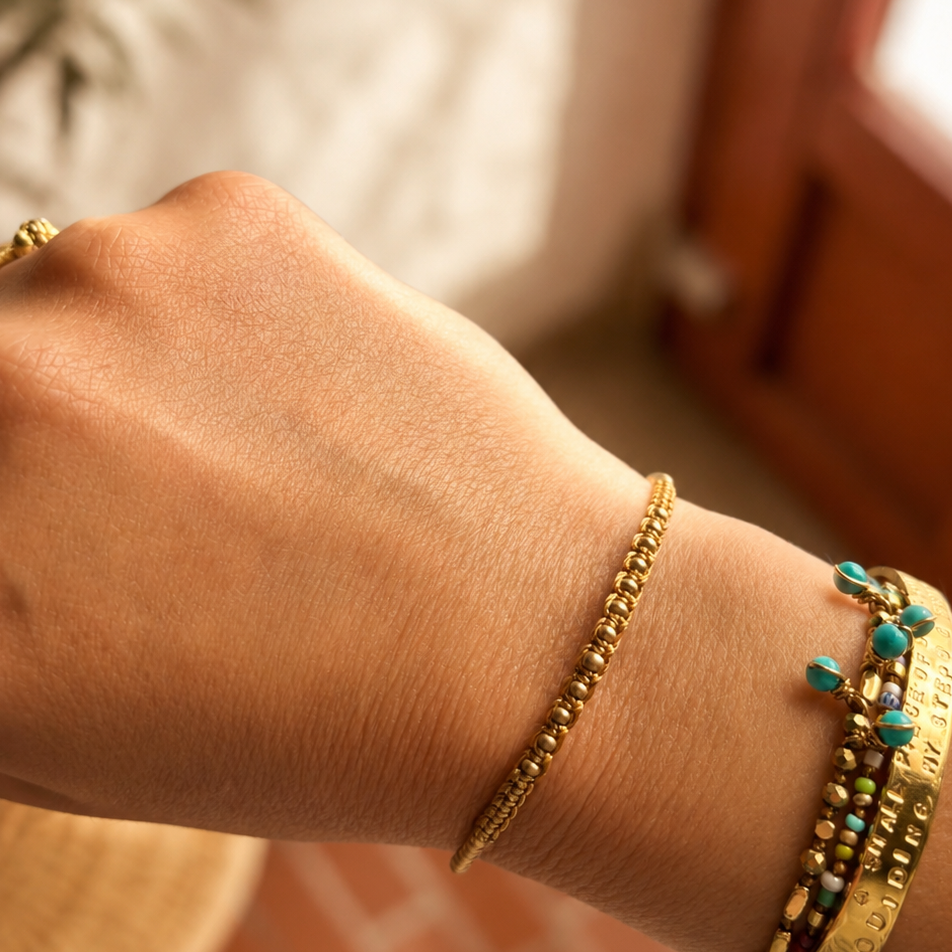 Bracelet pour l'été peau bronzée et esprit bohème