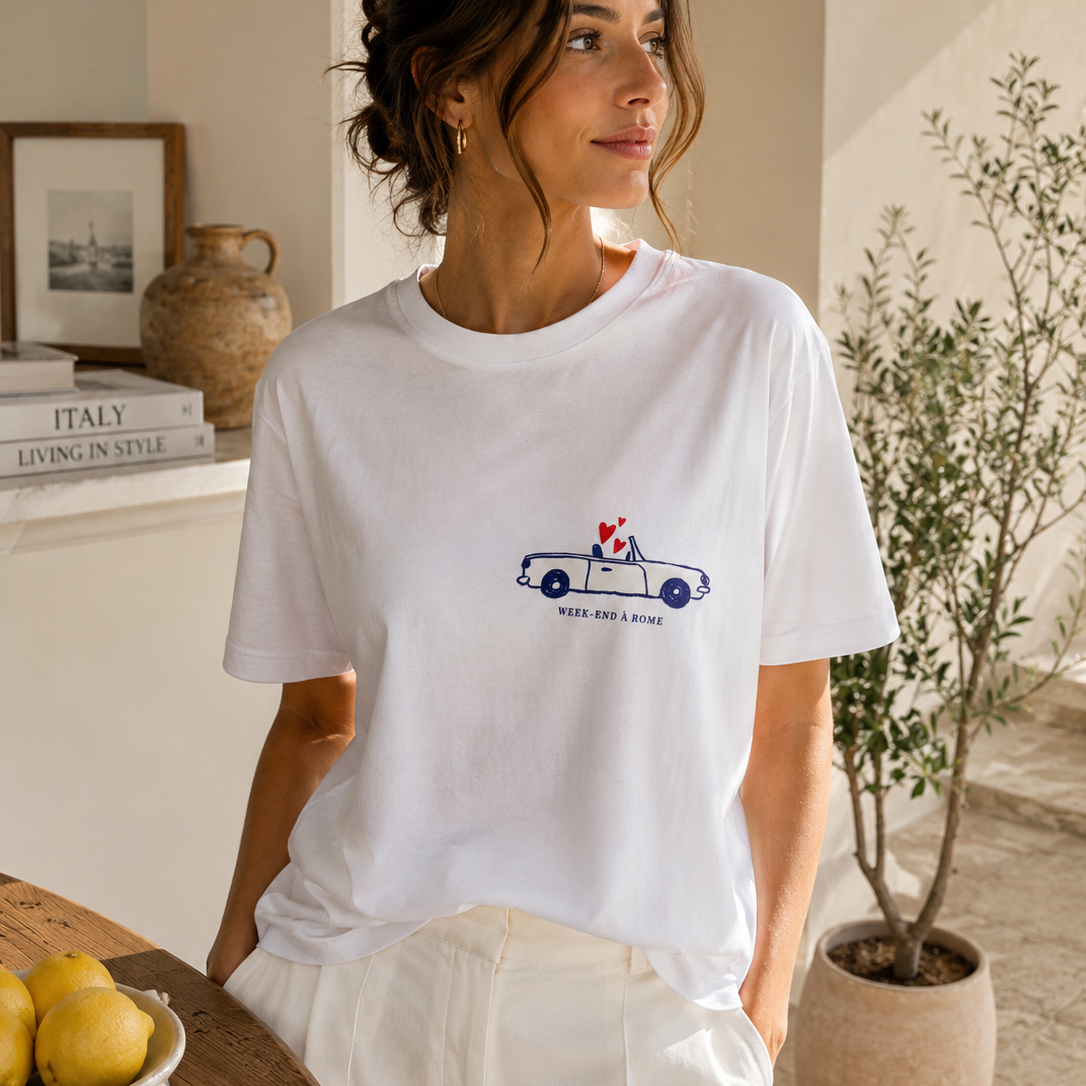 T-shirt élégant et chic pour femme dolce vita