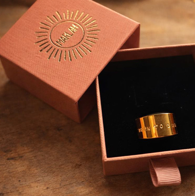 bague prête à offrir personnalisée pour femme