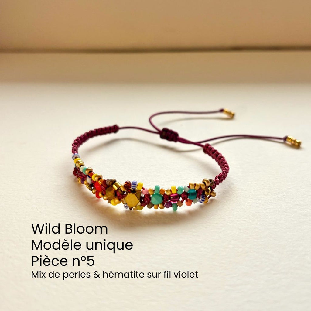 Bracelet Wild Bloom — Bijou Bohème Ibiza fait main en Belgique
