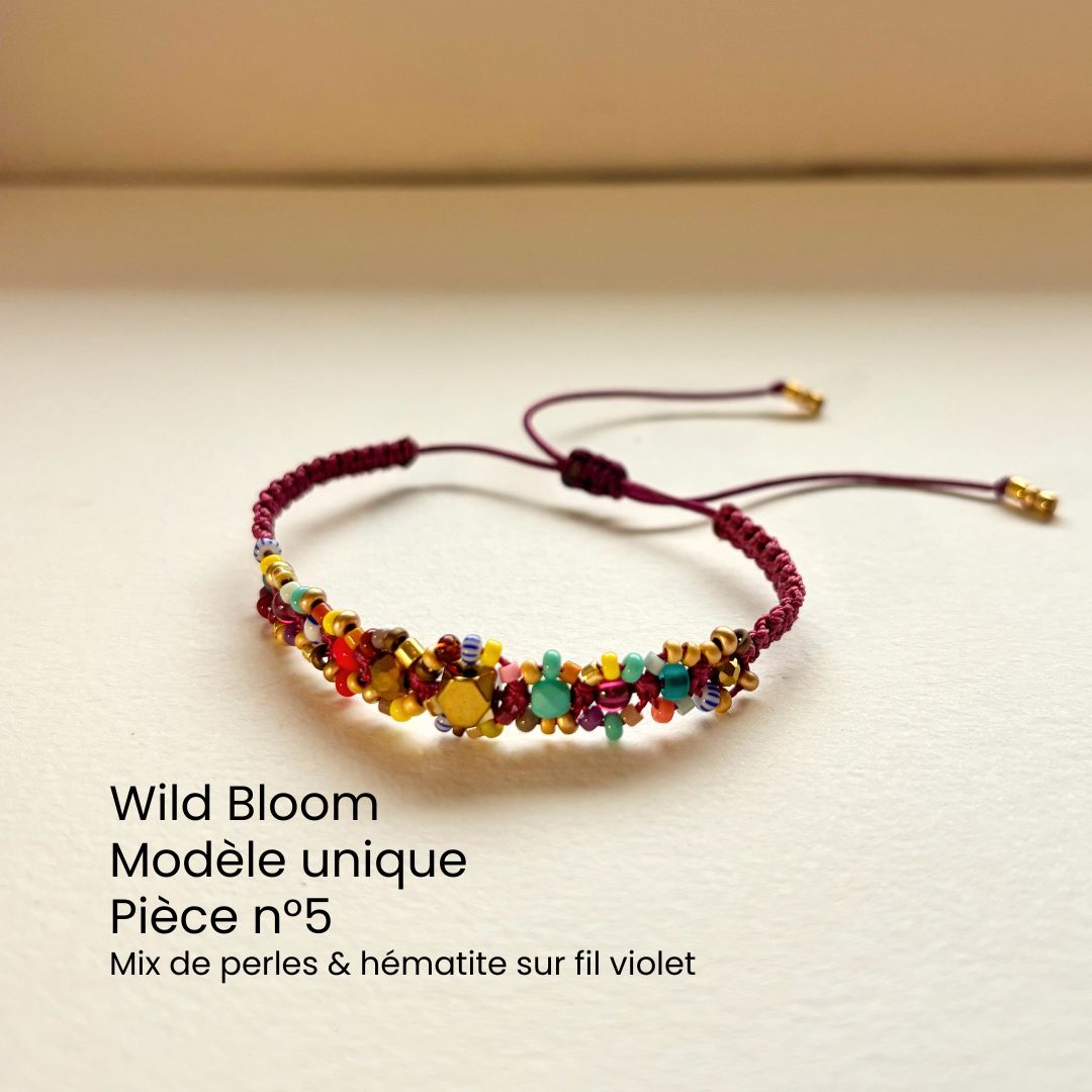 Bracelet Wild Bloom — Bijou Bohème Ibiza fait main en Belgique