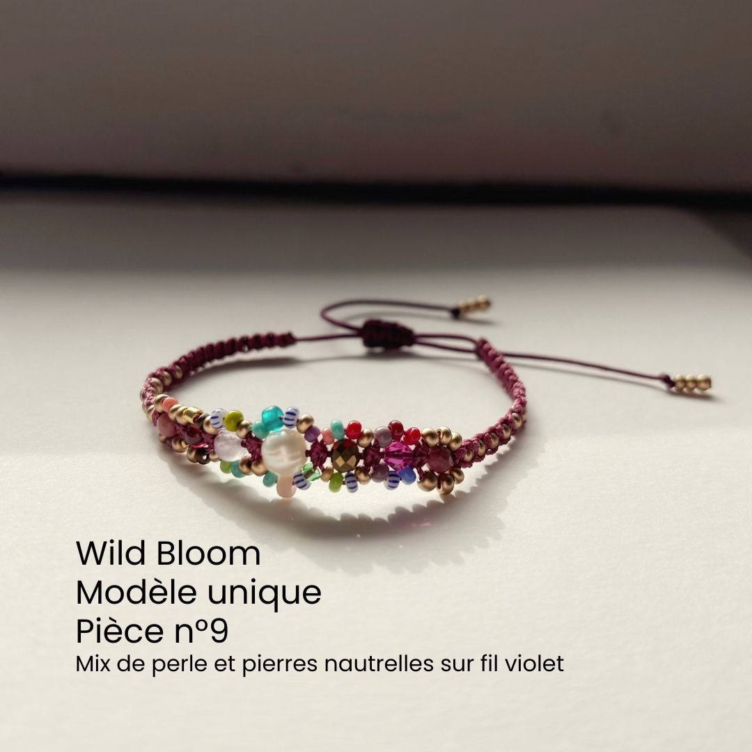 Bracelet Wild Bloom — Bijou Bohème Ibiza fait main en Belgique