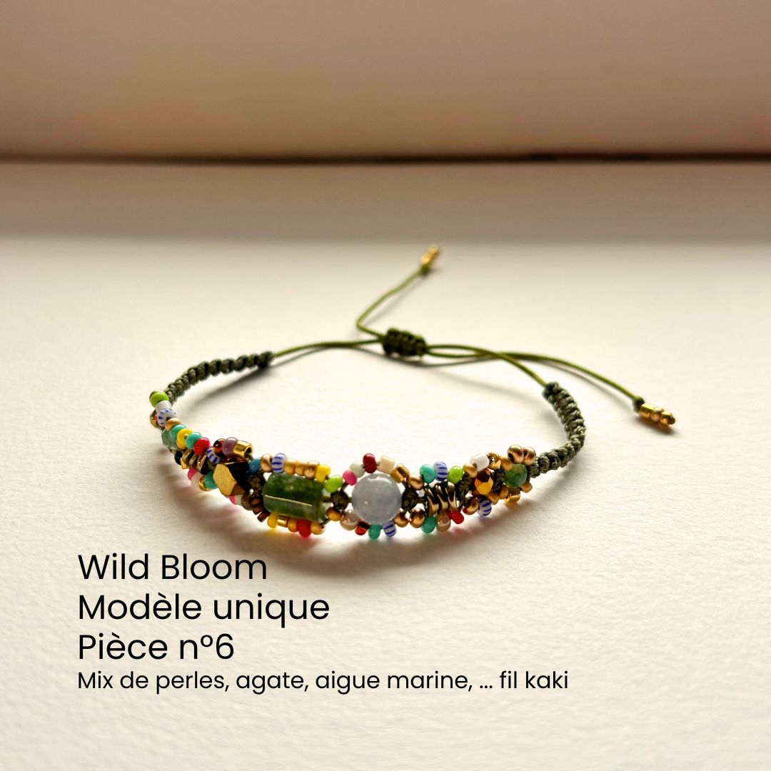 Bracelet Wild Bloom — Bijou Bohème Ibiza fait main en Belgique