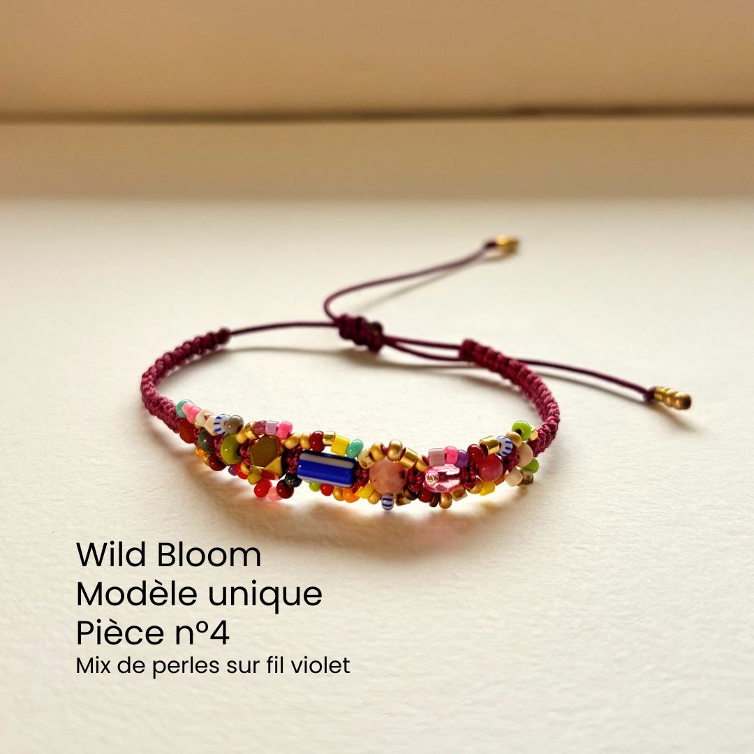 Bracelet Wild Bloom — Bijou Bohème Ibiza fait main en Belgique