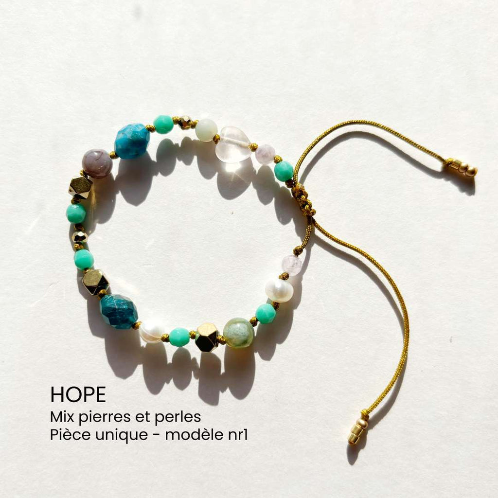 Bracelet été pièce unique HOPE
