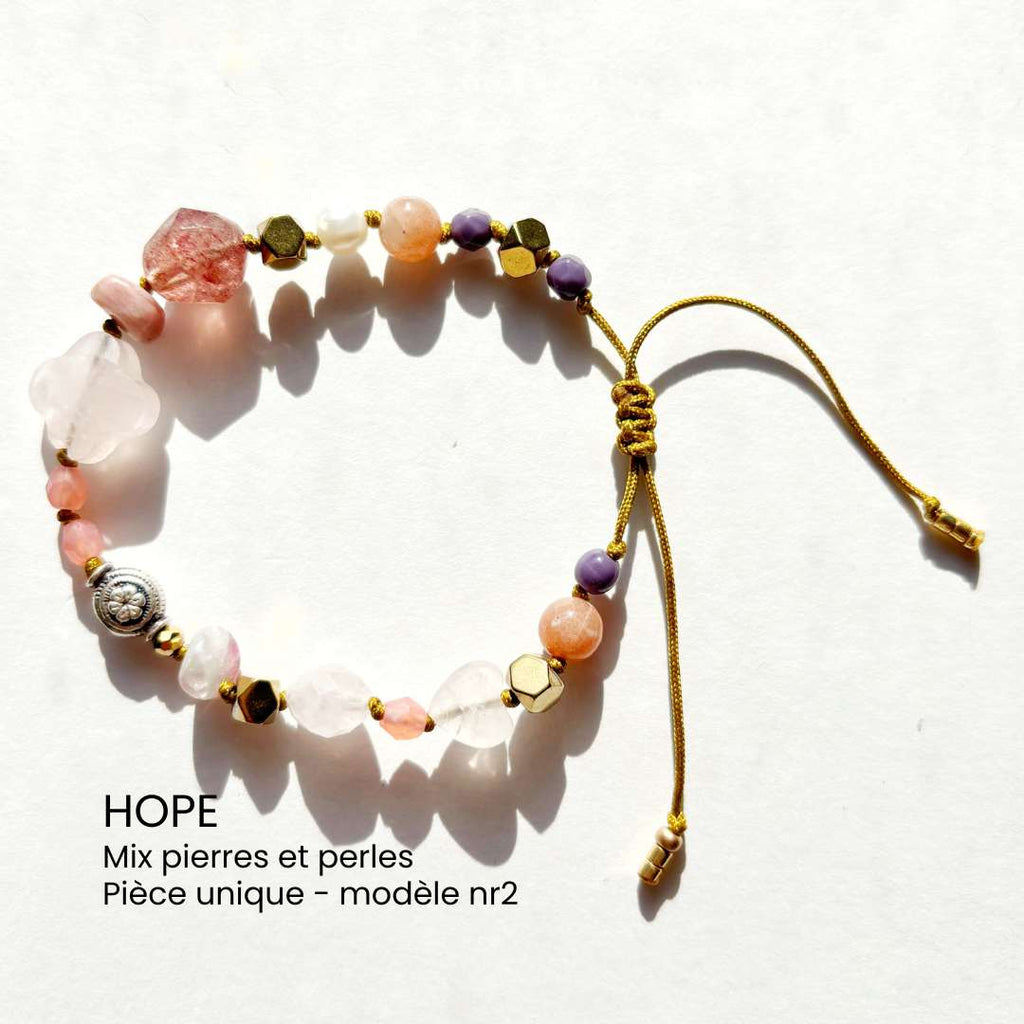 Bracelet été pièce unique HOPE