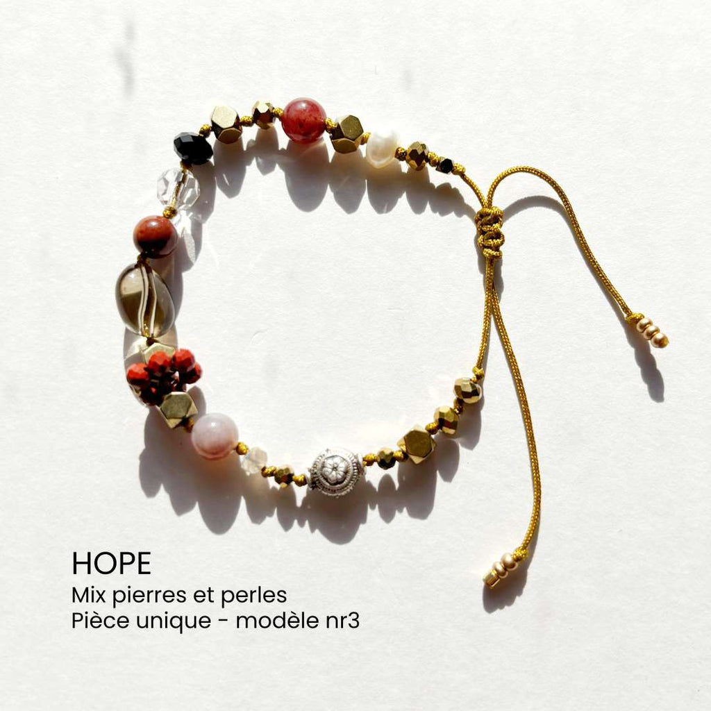 Bracelet été pièce unique HOPE
