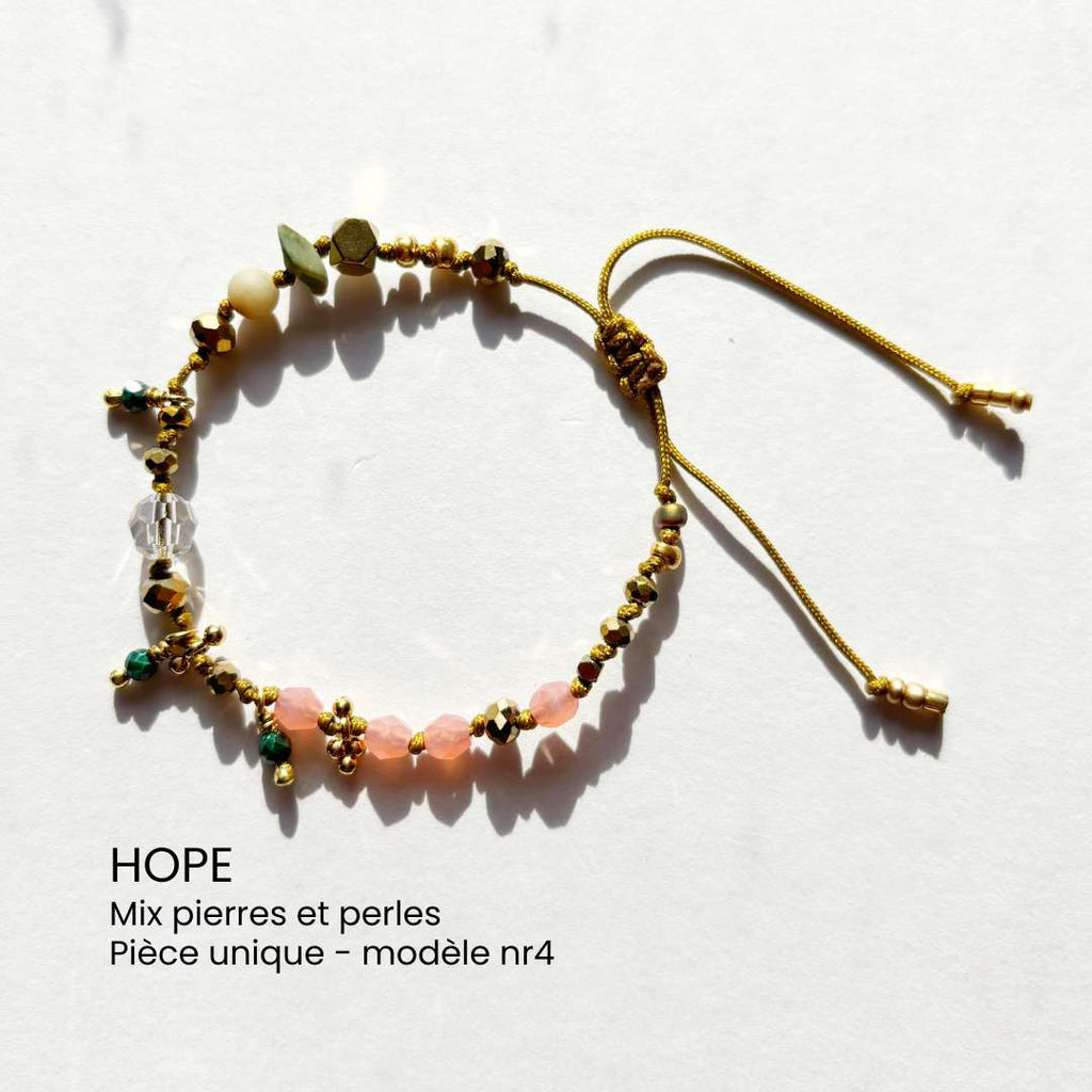 Bracelet été pièce unique HOPE