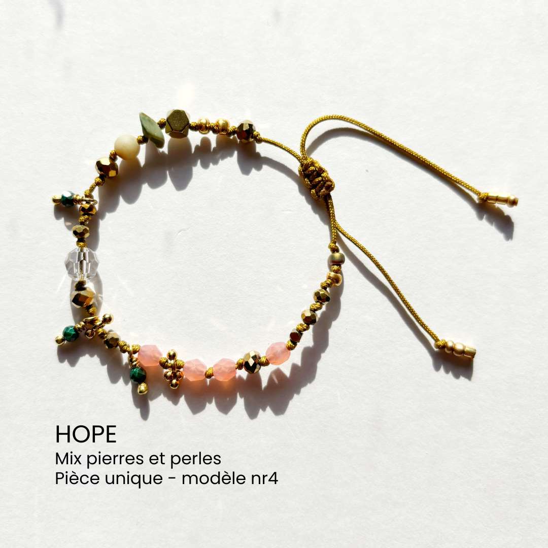 Bracelet été pièce unique HOPE