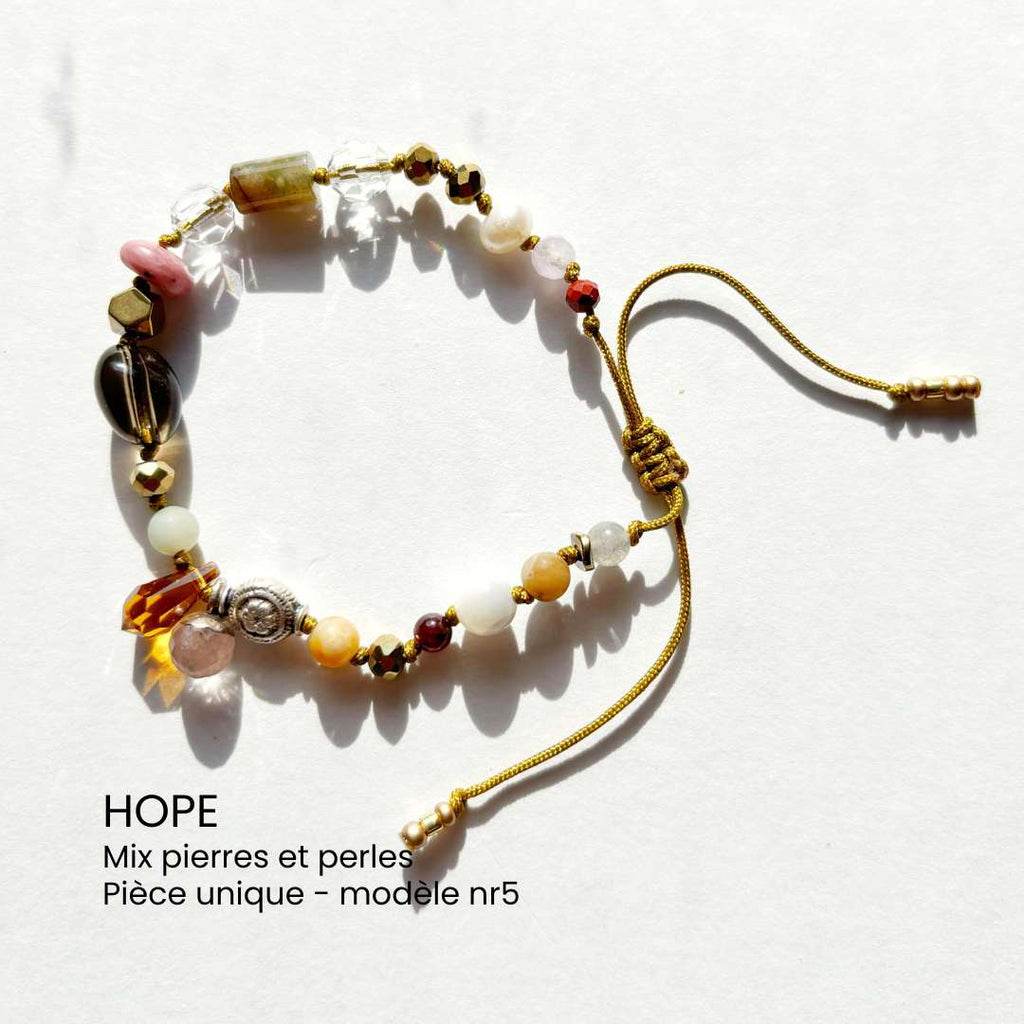Bracelet été pièce unique HOPE