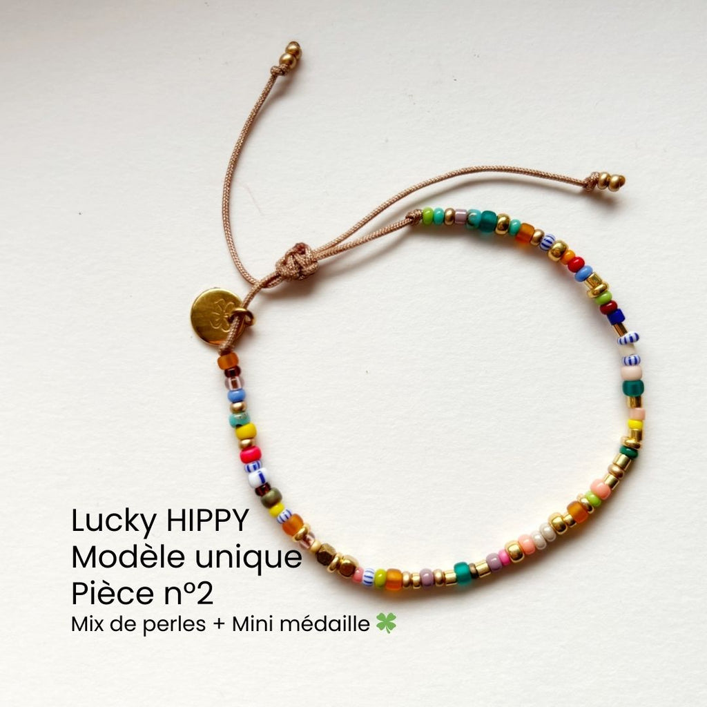Bracelet Lucky HIPPY – trèfle porte-bonheur