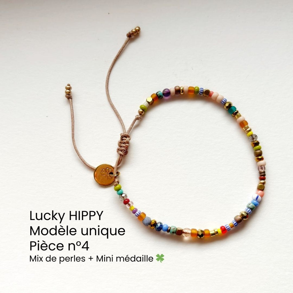 Bracelet Lucky HIPPY – trèfle porte-bonheur