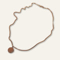 Collier message inspirant médaille muse