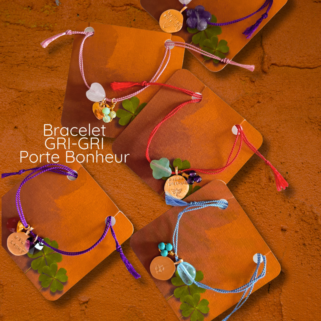 Bracelet GriGri porte-bonheur - Pièce unique