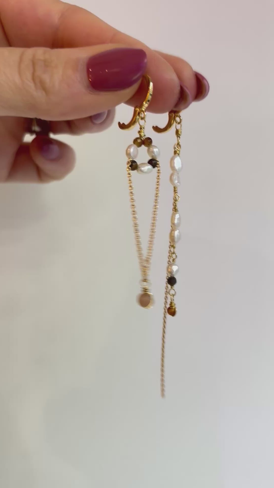 Boucles d'oreilles SIGNATURE - perles de culture
